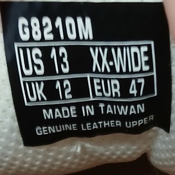 Apex Men's SZ 13 XXW Double Strap Active Walkers Biomechanical White - Picture 12 of 12